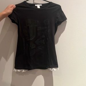 Just Cavalli top with lace detailing!